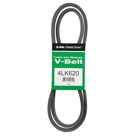 Mbl Mitsuboshi Super KB Standard V-Belt 0.5 in. W X 62 in. L For Riding Mowers 4LK620A